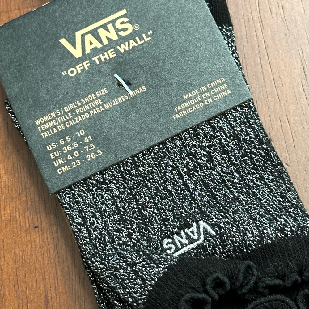 Vans Tinsel Half Crew Socks - Picture 3 of 5